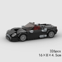 (10497 no box)MOC Speed Car Miata MX-5 NA M3 Super Race Sport Vehicle Model Building Block Technical