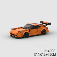 (10309 no box)MOC Speed Car Miata MX-5 NA M3 Super Race Sport Vehicle Model Building Block Technical