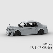 (10519 no box)MOC Speed Car Miata MX-5 NA M3 Super Race Sport Vehicle Model Building Block Technical