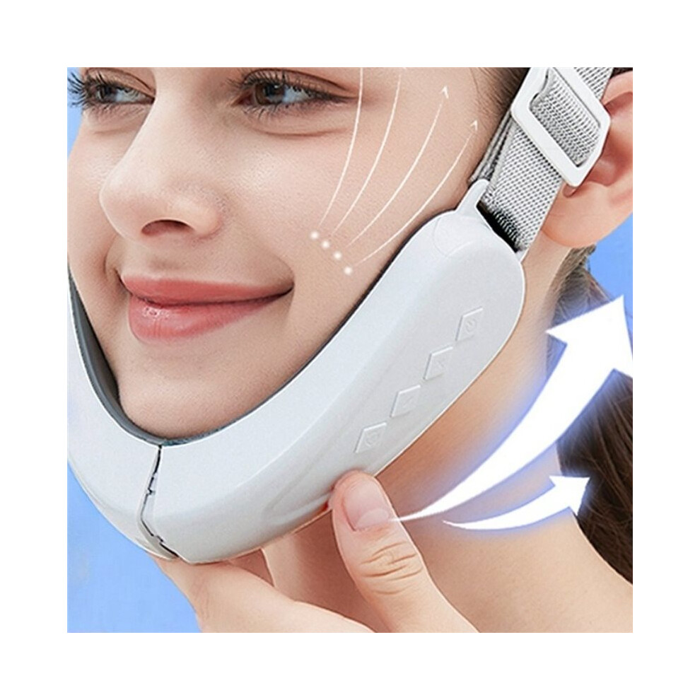 Facial Massager Intelligent V-Shaped Facial Lifting Firming Belt Double Chin Reducer Rechargeable Skin Tightening Device