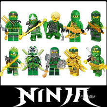 (10 lloyd character designs)Green Assembly Building Blocks Toy Lloyd the Role Collection Phantom Master