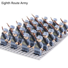 (D267)24pcs WW2 Military Army Soldier Soviet US UK German France Building Blocks Set Model Bricks Action