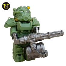 (style 14)1PCS Military Soldiers Mini Anime Action fallouts Figures Weapons Robot Mecha Building Blocks