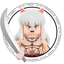 (DXMH535A)Inuyasha Anime Movie Series Building Blocks Mini Action Figure Accessories Halloween Christmas