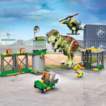 (158PCS 3 Minifigures,No Box)Compatible MOC Sets Dinosaur Series Building Blocks 76966 Dinosaur Missions: