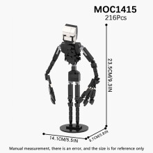 (MOC1415)Horror Game Set Building Blocks FNAFED Movie Cartoon Bear Cartoon Scene Compatible Action Figures