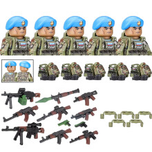 (VDV)City Special Forces Figures Building Blocks British Special Air Service US Russia SWAT Army Soldiers