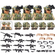 (Delta)City Special Forces Figures Building Blocks British Special Air Service US Russia SWAT Army Soldiers
