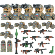 (N020)City Special Forces Figures Building Blocks British Special Air Service US Russia SWAT Army Soldiers