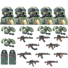 (N021)City Special Forces Figures Building Blocks British Special Air Service US Russia SWAT Army Soldiers