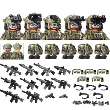 (USSF)City Special Forces Figures Building Blocks British Special Air Service US Russia SWAT Army Soldiers