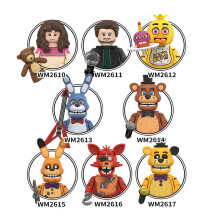 (WM6170)Horror Game Set Building Blocks FNAFED Movie Cartoon Bear Cartoon Scene Compatible Action Figures