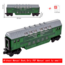 (DoubleD Retractable)MOC City Creative Idea Train Brake Classic Auto Building Classic Auto Blocks Bricks