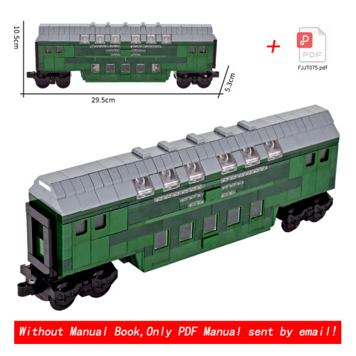 (DoubleD Retractable)MOC City Creative Idea Train Brake Classic Auto Building Classic Auto Blocks Bricks