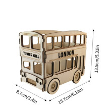 (MW-323)OUZEY 27 Set 3D Wooden Car Puzzle Collection, DIY Assembly Model Kits for All Ages Cool Desktop