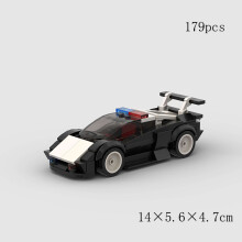 (M1711 no box)City Police Cars Victoria MOC Vehicle SWAT Patrol M5 M8 Speed Building Blocks Sets Racing