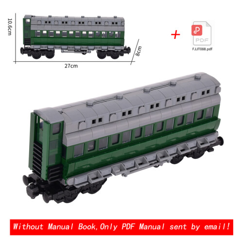 (DoubleD Retractable)MOC City Creative Idea Train Brake Classic Auto Building Classic Auto Blocks Bricks 2