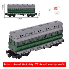 (Classic Auto)MOC City Creative Idea Train Brake Classic Auto Building Classic Auto Blocks Bricks Assembled