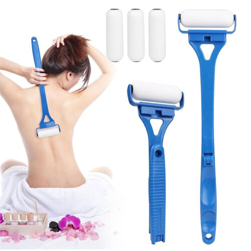 Lotion Applicator for Back, Back Lotion Applicator for Women with 3 Reusable Washable Foam Rollers 1