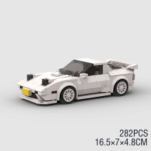 (M10291 no box)City Technical Speed World Famous Car Building Blocks Racing Fast And Furious Moc Brick