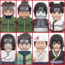 (wm6153)40pcs NEW Naruto Annie Anime Bricks Mini Action Toy Figures Building Blocks Gifts