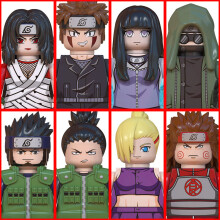 (wm6110)100 style NEW Naruto Annie Anime Bricks Mini Action Toy Figures Building Blocks Gifts