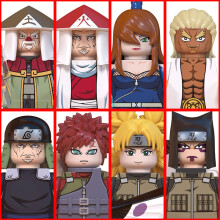 (wm6111)100 style NEW Naruto Annie Anime Bricks Mini Action Toy Figures Building Blocks Gifts