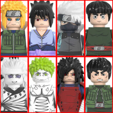 (wm6109)100 style NEW Naruto Annie Anime Bricks Mini Action Toy Figures Building Blocks Gifts