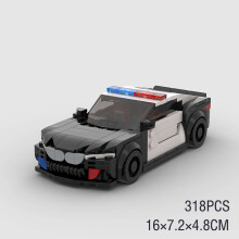 (M1729 no box)City Police Cars Victoria MOC Vehicle SWAT Patrol M5 M8 Speed Building Blocks Sets Racing