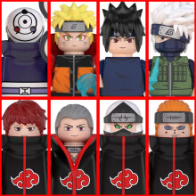 (wm6105)100 style NEW Naruto Annie Anime Bricks Mini Action Toy Figures Building Blocks Gifts