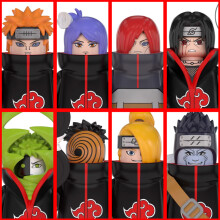 (wm6106)100 style NEW Naruto Annie Anime Bricks Mini Action Toy Figures Building Blocks Gifts