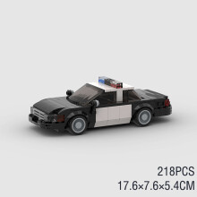 (M10245 no box)City Police Cars Victoria MOC Vehicle SWAT Patrol M5 M8 Speed Building Blocks Sets Racing
