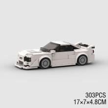 (M10306 no box)City Technical Speed World Famous Car Building Blocks Racing Fast And Furious Moc Brick