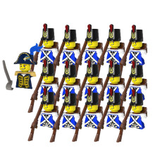 (PG992-15P PG993-1P)MOC Medieval Building Blocks Children's Toy Napoleon War Figures Military Leaders