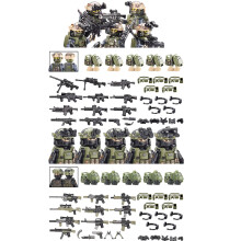 (KSK-SAS)City Special Forces Figures Building Blocks British Special Air Service US Russia SWAT Army