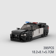 (M17212 no box)City Police Cars Victoria MOC Vehicle SWAT Patrol M5 M8 Speed Building Blocks Sets Racing