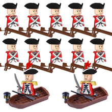 (PG995 PG998 B9-7-2p)MOC Medieval Building Blocks Children's Toy Napoleon War Figures Military Leaders