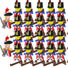 (PG995-2P PG996-20P)MOC Medieval Building Blocks Children's Toy Napoleon War Figures Military Leaders