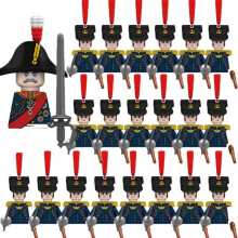 (N048-1P N029-20P)MOC Medieval Building Blocks Children's Toy Napoleon War Figures Military Leaders