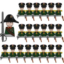 (N046-1P N025-20P)MOC Medieval Building Blocks Children's Toy Napoleon War Figures Military Leaders