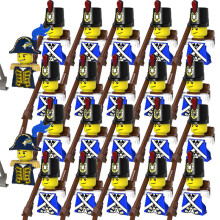 (PG991-120P PG993-2P)MOC Medieval Building Blocks Children's Toy Napoleon War Figures Military Leaders
