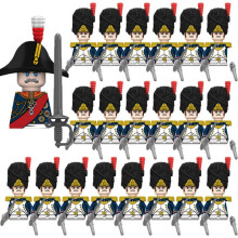 (N048-1P N014-20P)MOC Medieval Building Blocks Children's Toy Napoleon War Figures Military Leaders
