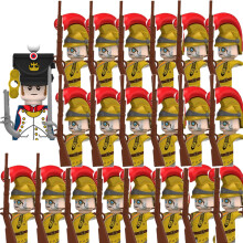 (N015-1PC N052-20PCS)MOC Medieval Building Blocks Children's Toy Napoleon War Figures Military Leaders