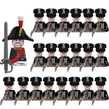 (N048-1P N022-20P)MOC Medieval Building Blocks Children's Toy Napoleon War Figures Military Leaders