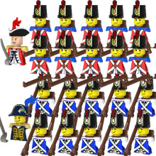 (PG993 995 PG991 996)MOC Medieval Building Blocks Children's Toy Napoleon War Figures Military Leaders