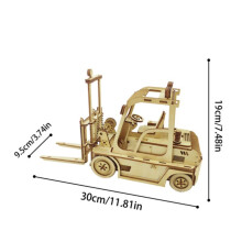 (MW-304)OUZEY 27 Set 3D Wooden Car Puzzle Collection, DIY Assembly Model Kits for All Ages Cool Desktop