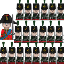 (N047-1P N016-20P)MOC Medieval Building Blocks Children's Toy Napoleon War Figures Military Leaders