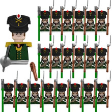 (N025-1P N027-20P)MOC Medieval Building Blocks Children's Toy Napoleon War Figures Military Leaders