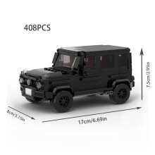 (D010013 no box)MOC Explorer Police Vehicle Racing Sports City Speed Car Racer SUV Building Blocks Brick