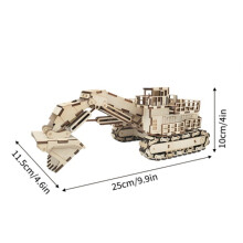 (MW-311)OUZEY 27 Set 3D Wooden Car Puzzle Collection, DIY Assembly Model Kits for All Ages Cool Desktop